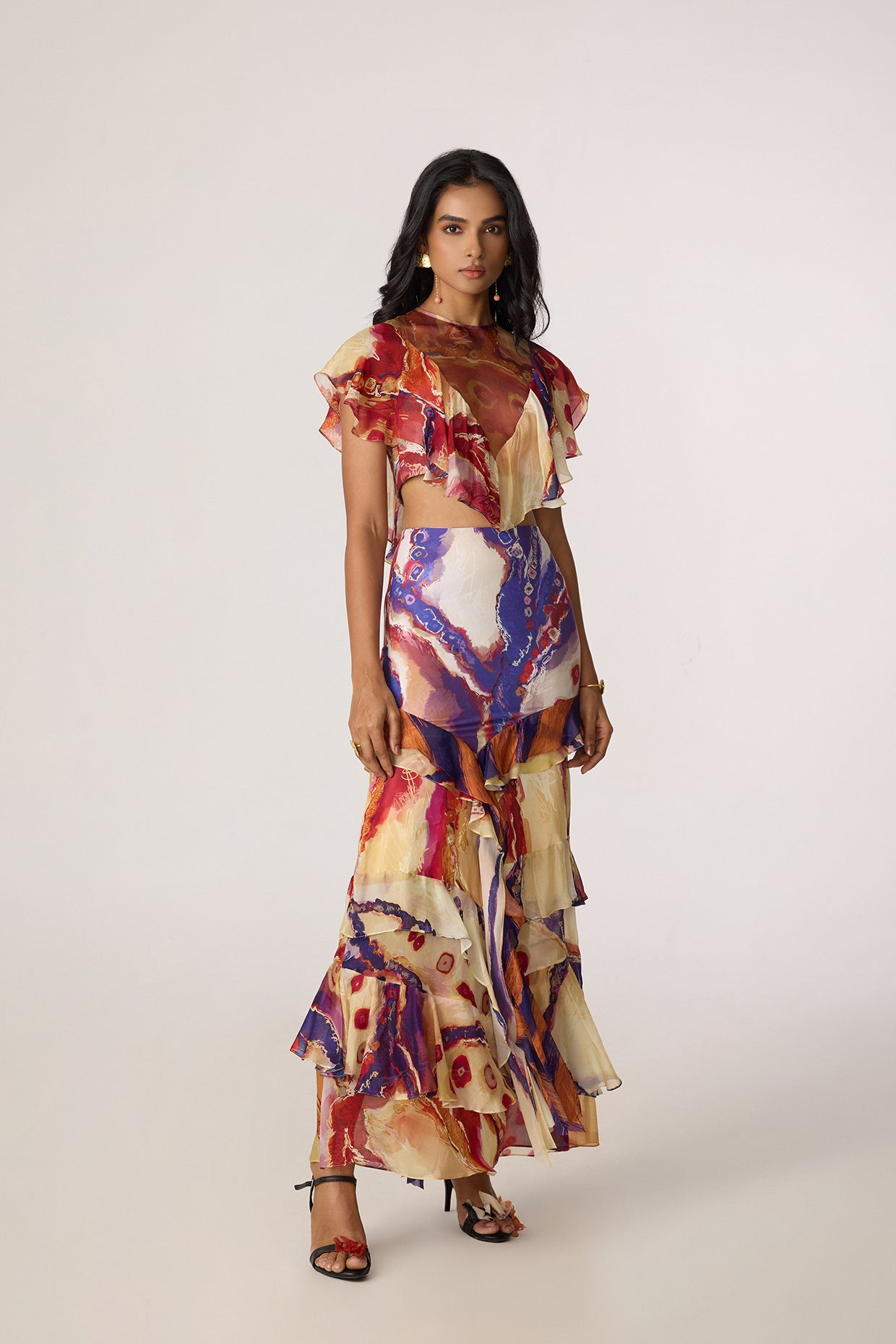 Elena Blouse & Marieya Skirt (Set)- saaksha kinni