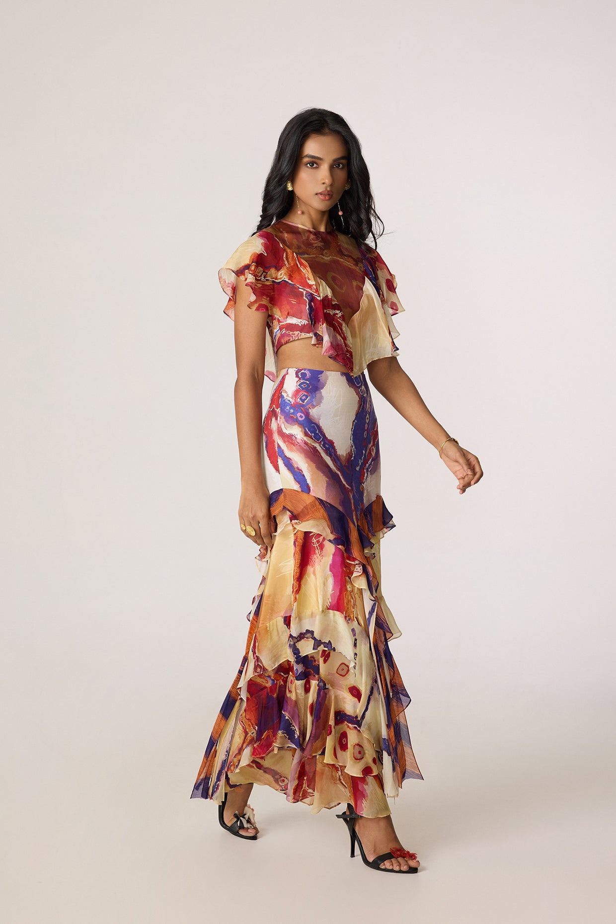 Elena Blouse & Marieya Skirt (Set)- saaksha kinni