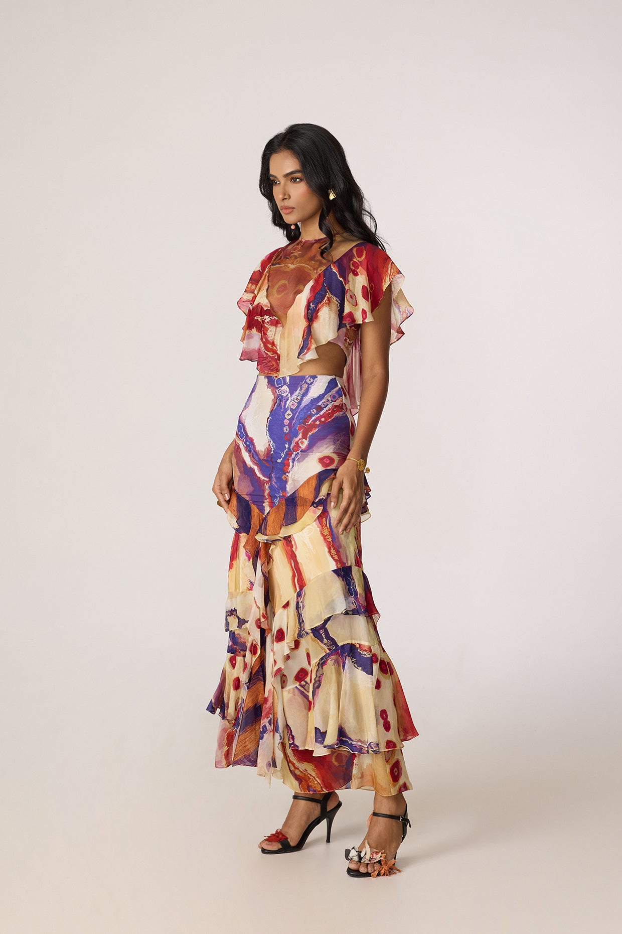 Elena Blouse & Marieya Skirt (Set)- saaksha kinni