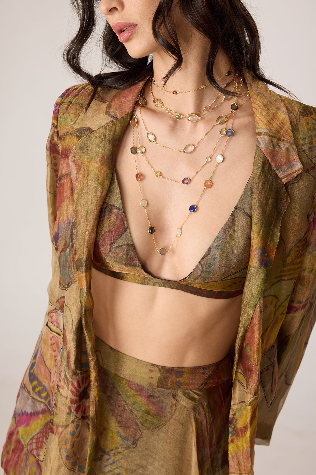 Micah Blazer, Arleth Bralette & Revah Skirt (Set)- Saaksha kinni