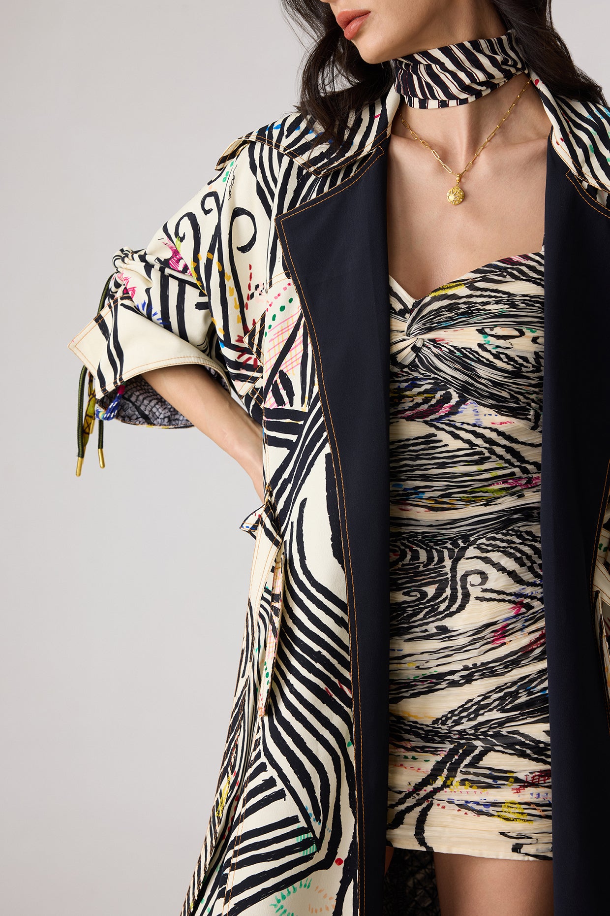 Helena Trench & Millie Dress (Set)- saaksha kinni