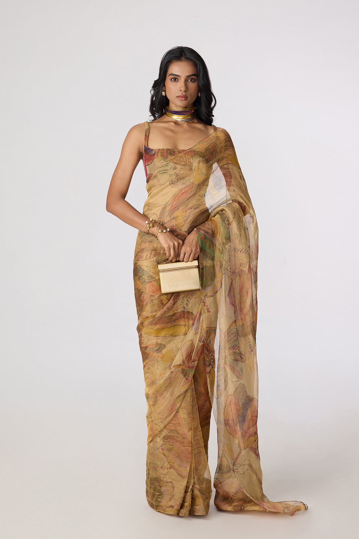 Agatha Sari & Malaika Blouse (Set)- Saaksha kinni