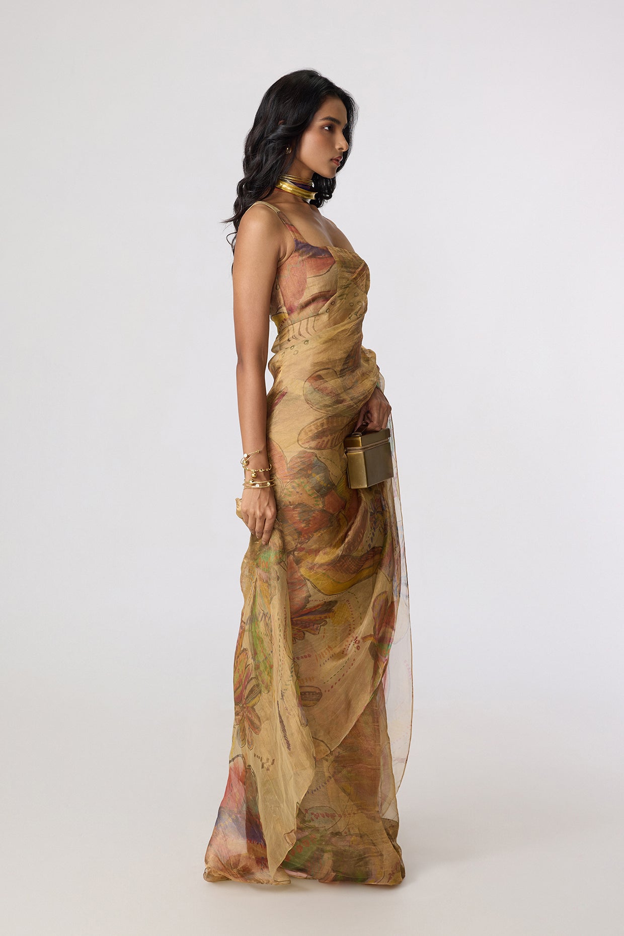 Agatha Sari & Malaika Blouse (Set)- Saaksha kinni