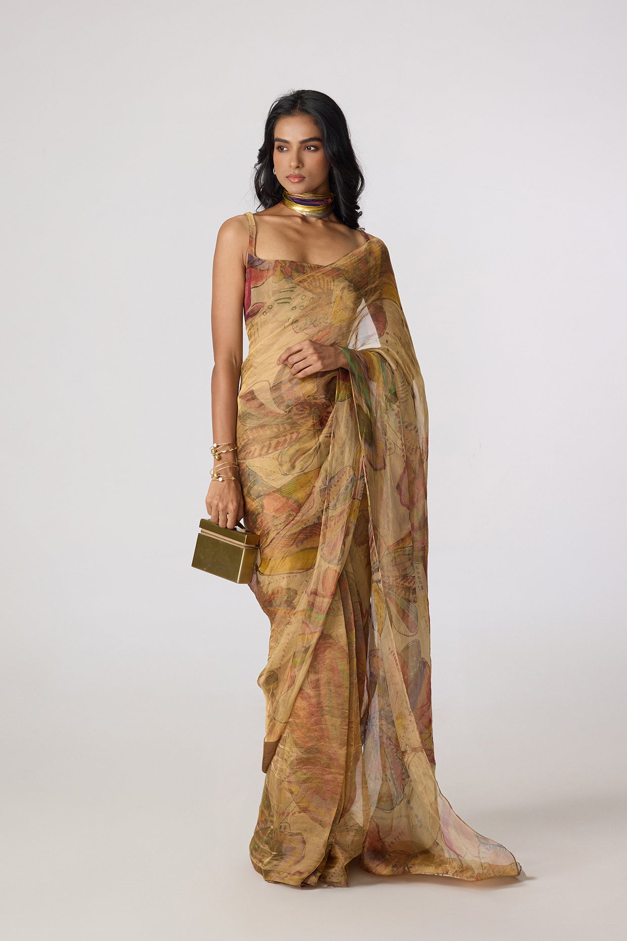 Agatha Sari & Malaika Blouse (Set)- Saaksha kinni