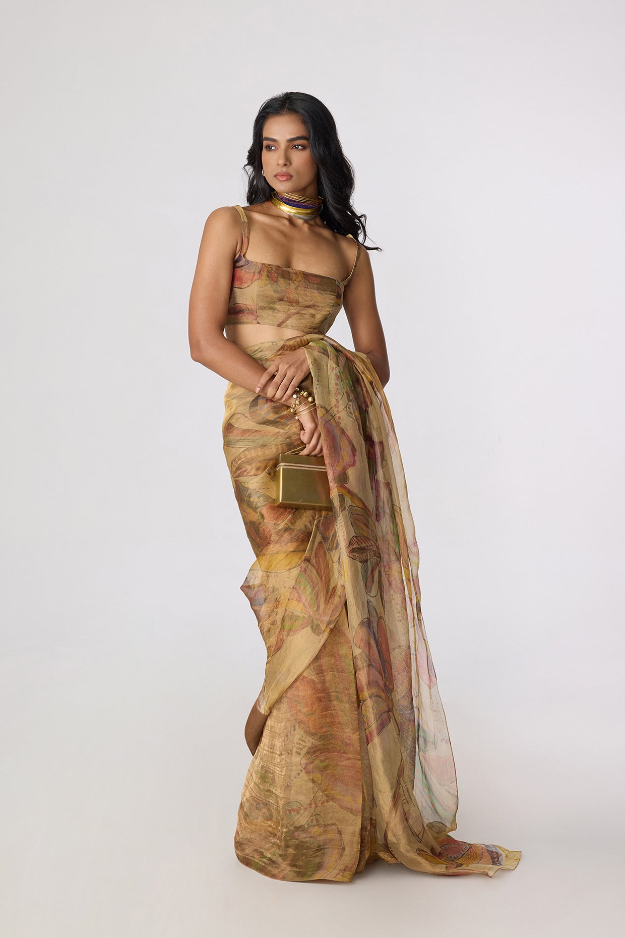 Agatha Sari & Malaika Blouse (Set)- Saaksha kinni