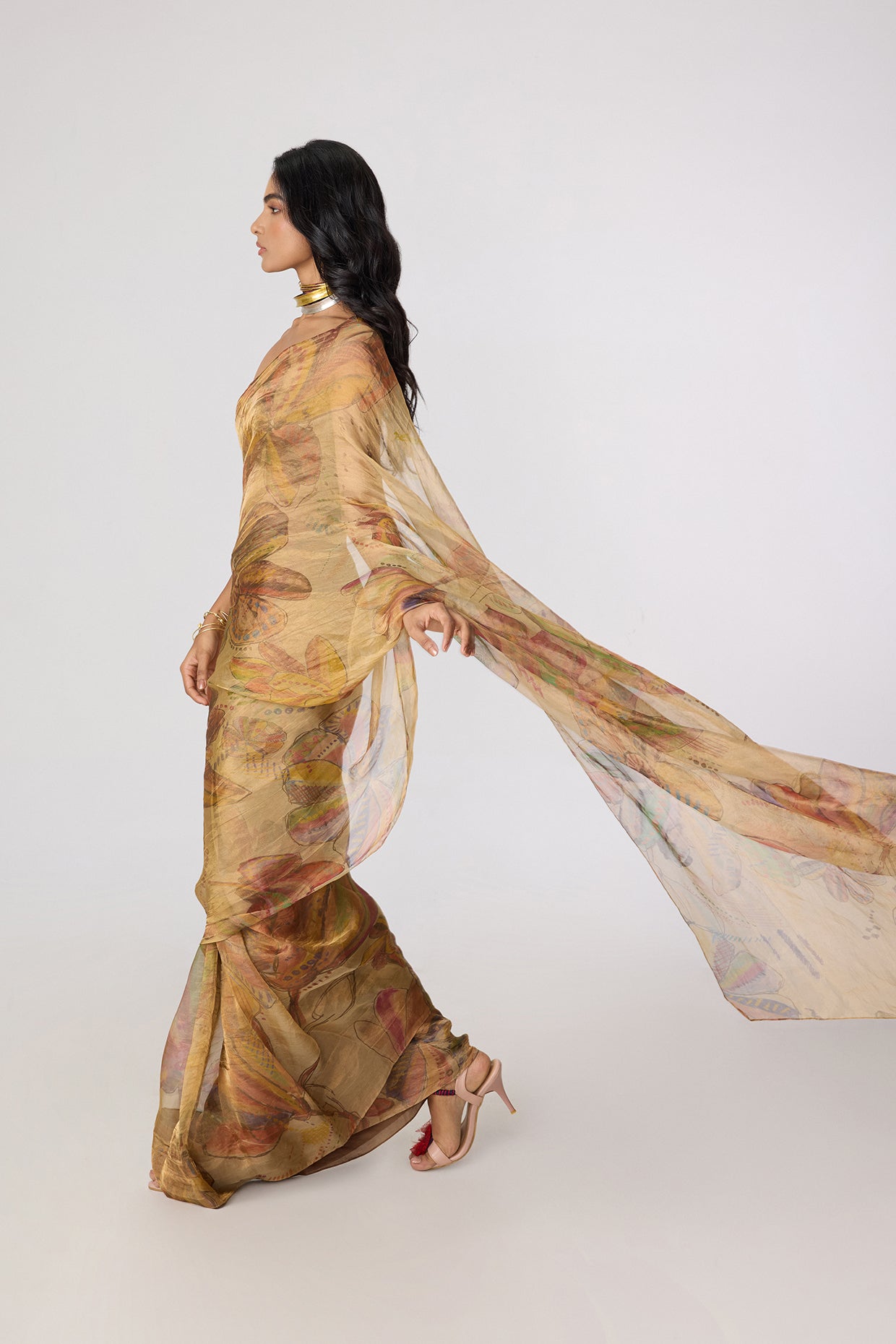 Agatha Sari & Malaika Blouse (Set)- Saaksha kinni