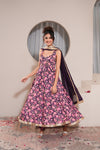 Zinnia Gul Anarkali Set (Gulabi Savera by Unnati Garg)