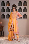 Mehreen Gulabi Kurta Set (Gulabi Savera by Unnati Garg)