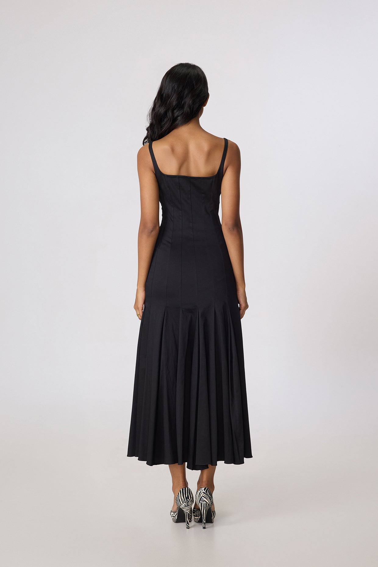 Enola Dress - Solid Black- Saaksha Kinni