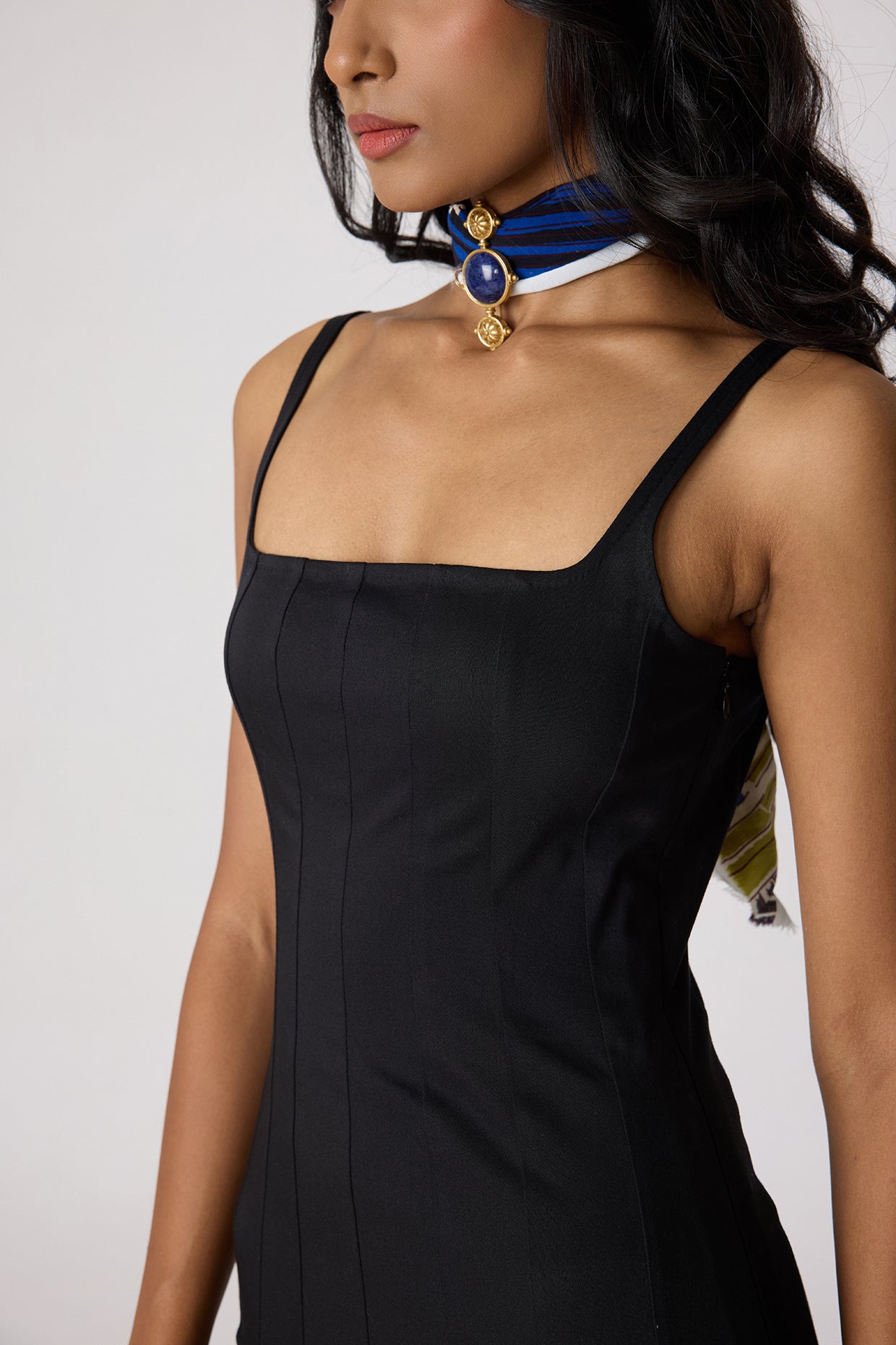 Enola Dress - Solid Black- Saaksha Kinni
