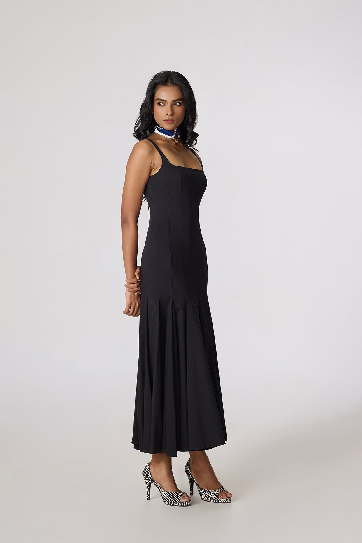 Enola Dress - Solid Black- Saaksha Kinni