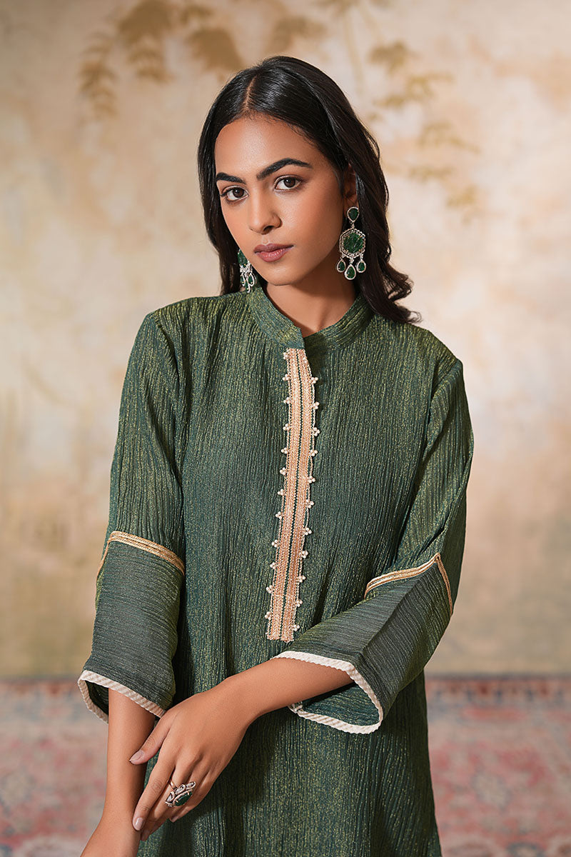 Bagh Tissue Silk Set (Gulabi Savera by Unnati Garg)