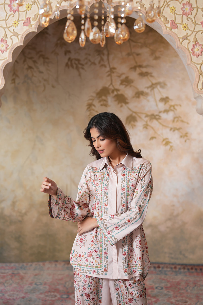 Shireen Mahal Coord Set (Gulabi Savera by Unnati Garg)
