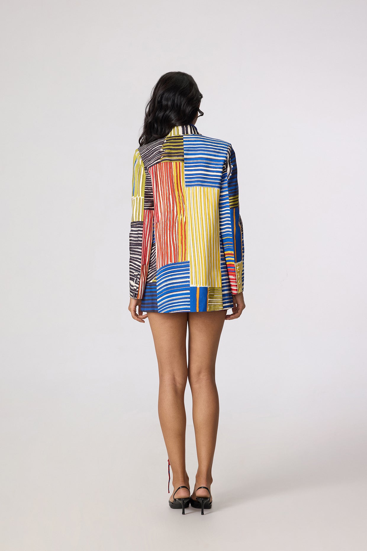 Rebekkah Blazer, Juana Bodysuit & Oakley Skirt (Colour Rhythm Set)- saaksha kinni