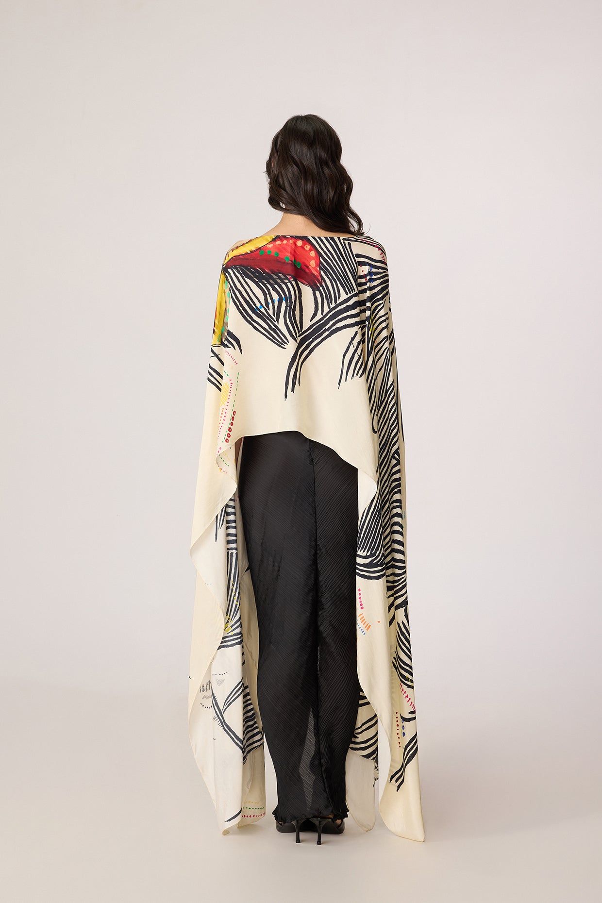 Genesis Cape & Gigi Skirt (The Wing & Pleat Set)- Saaksha Kinni