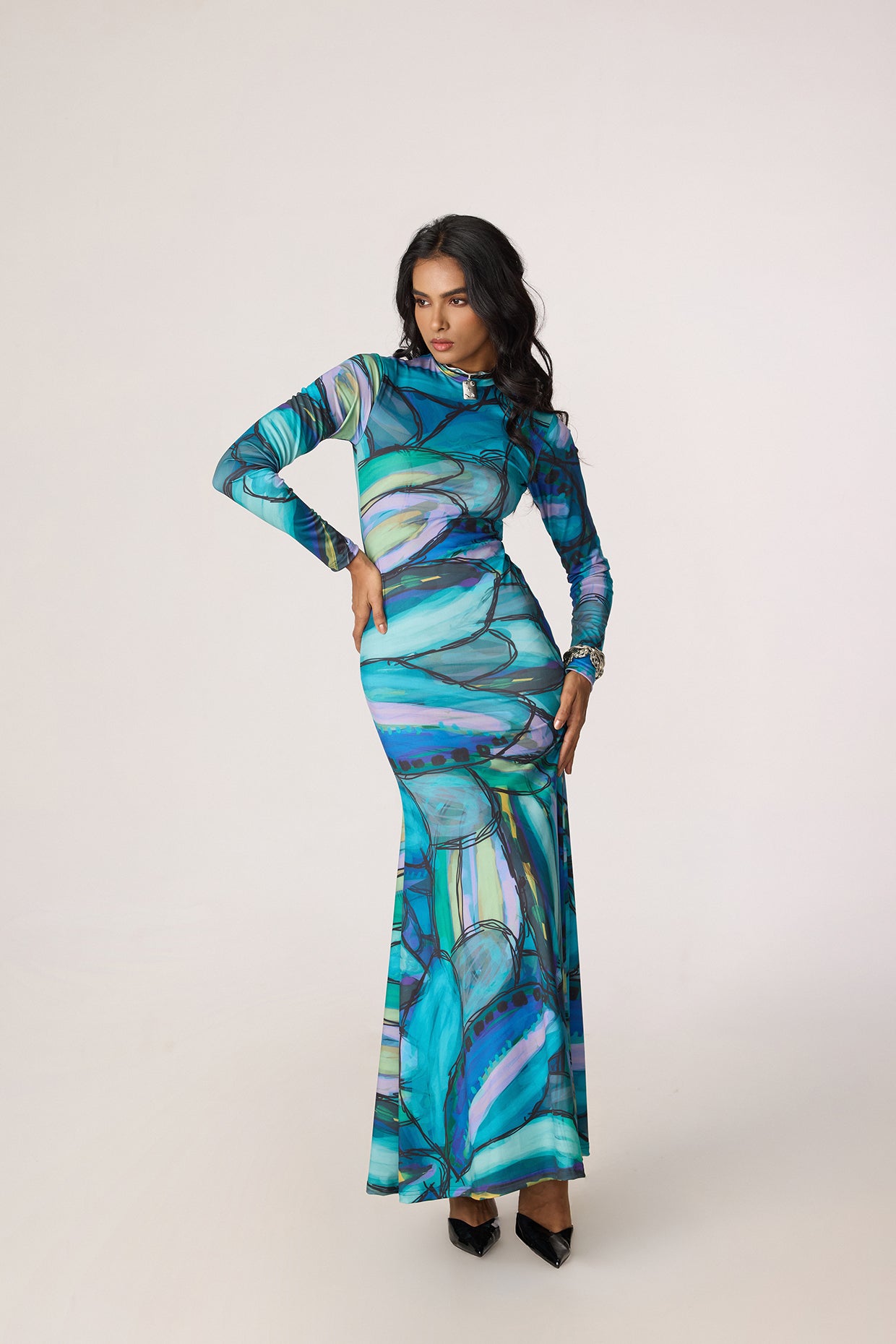 Lana Dress - Tropica Multi- saaksha kinnin