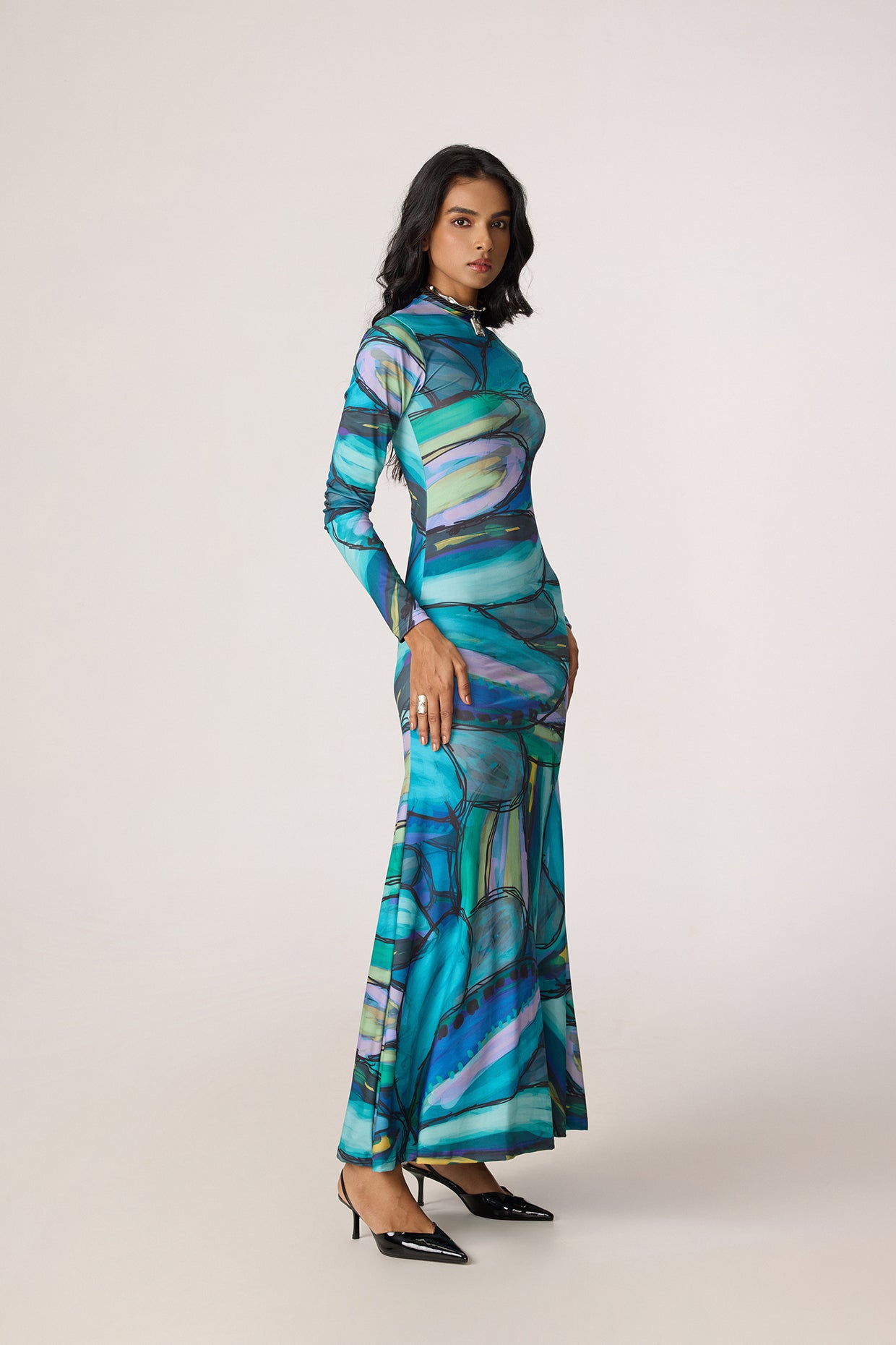 Lana Dress - Tropica Multi- saaksha kinnin