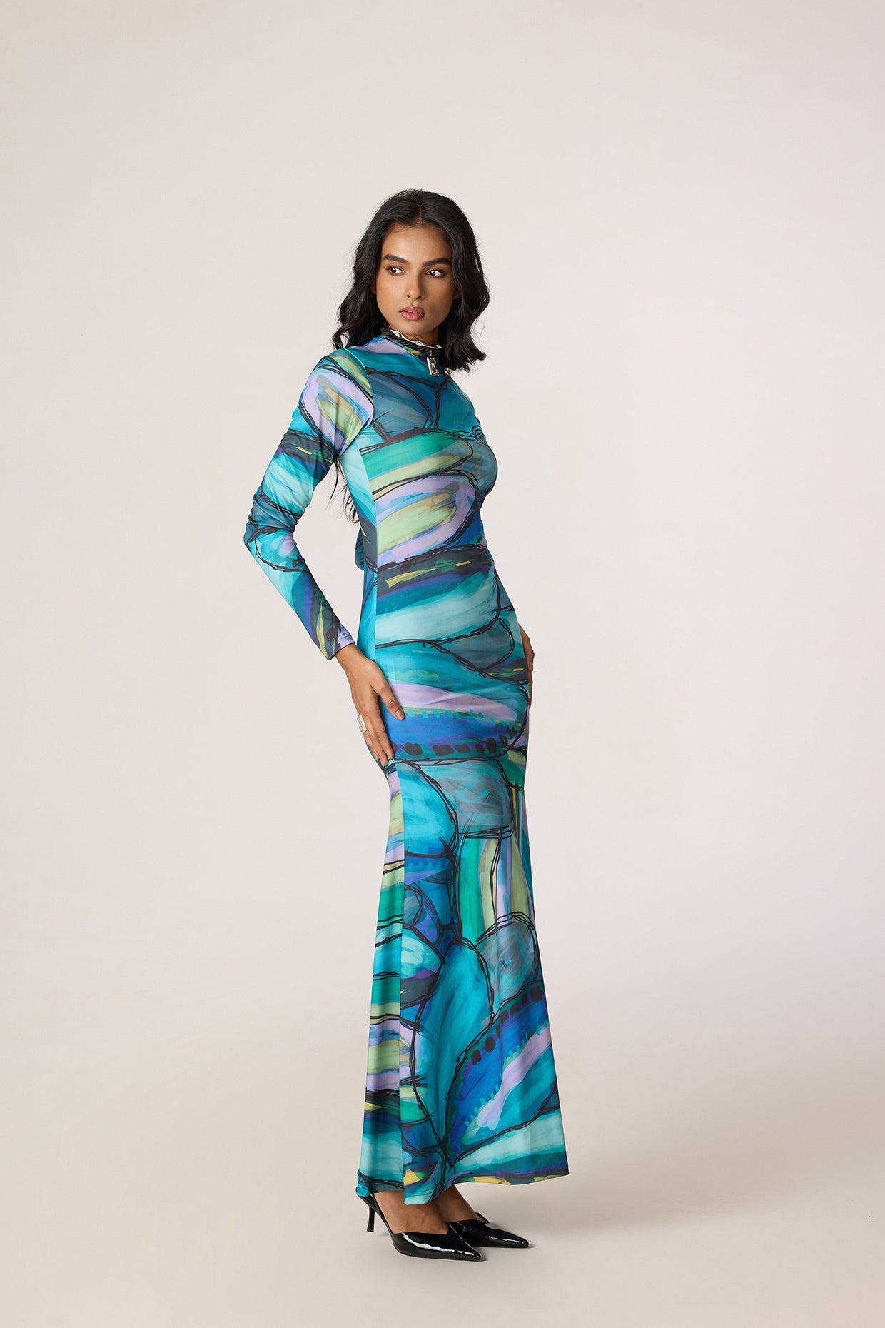 Lana Dress - Tropica Multi- saaksha kinnin