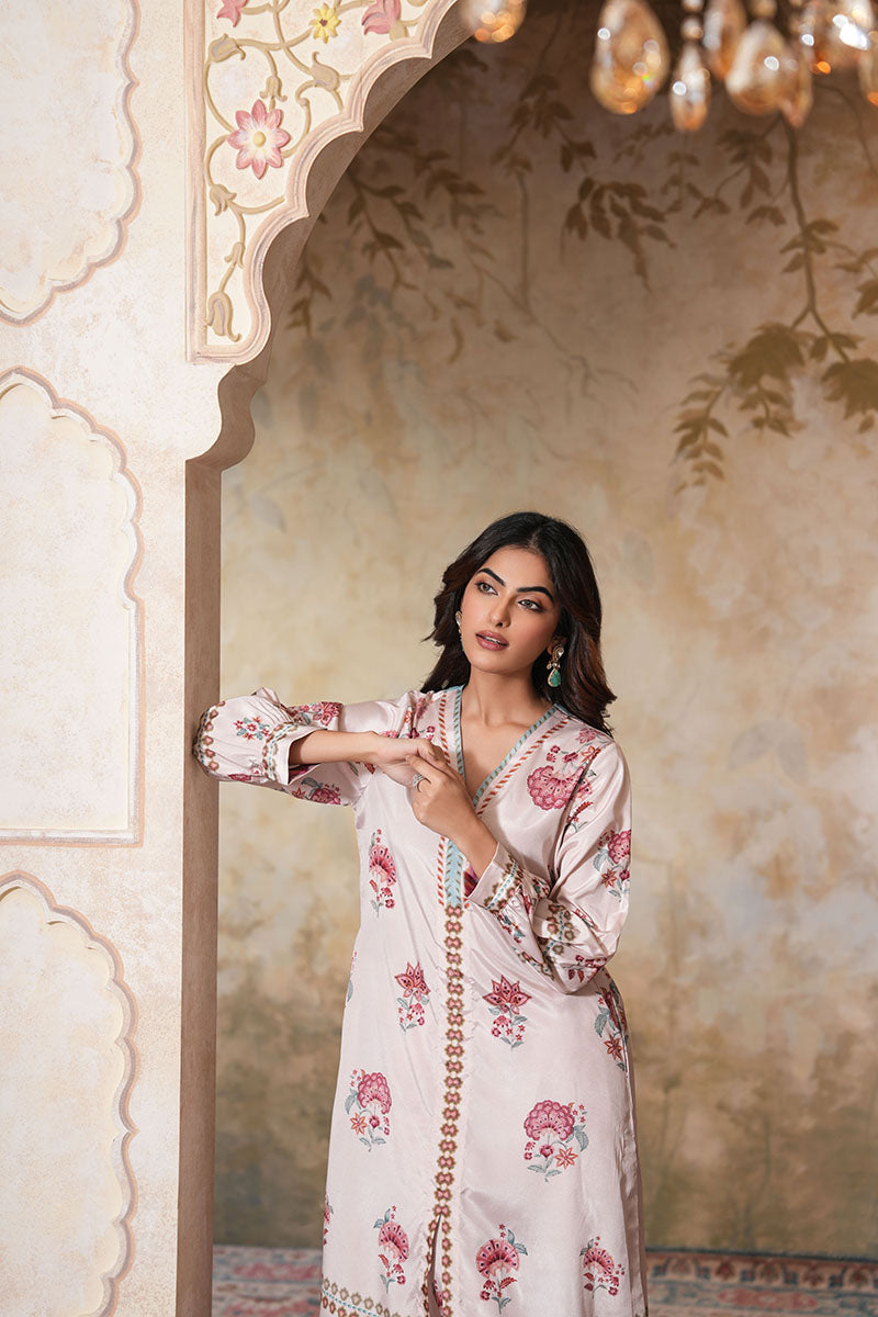 Kasturi Kali Coord Set (Gulabi Savera by Unnati Garg)