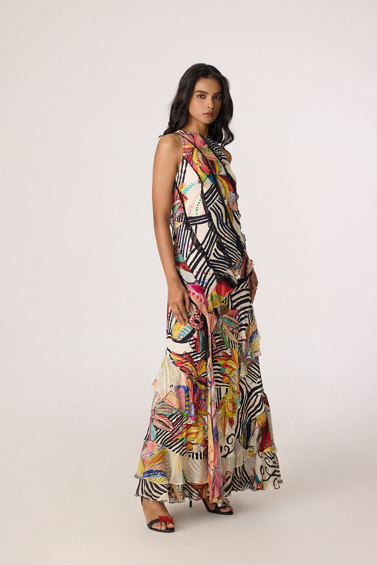 Coral Dress- Saaksha Kinni