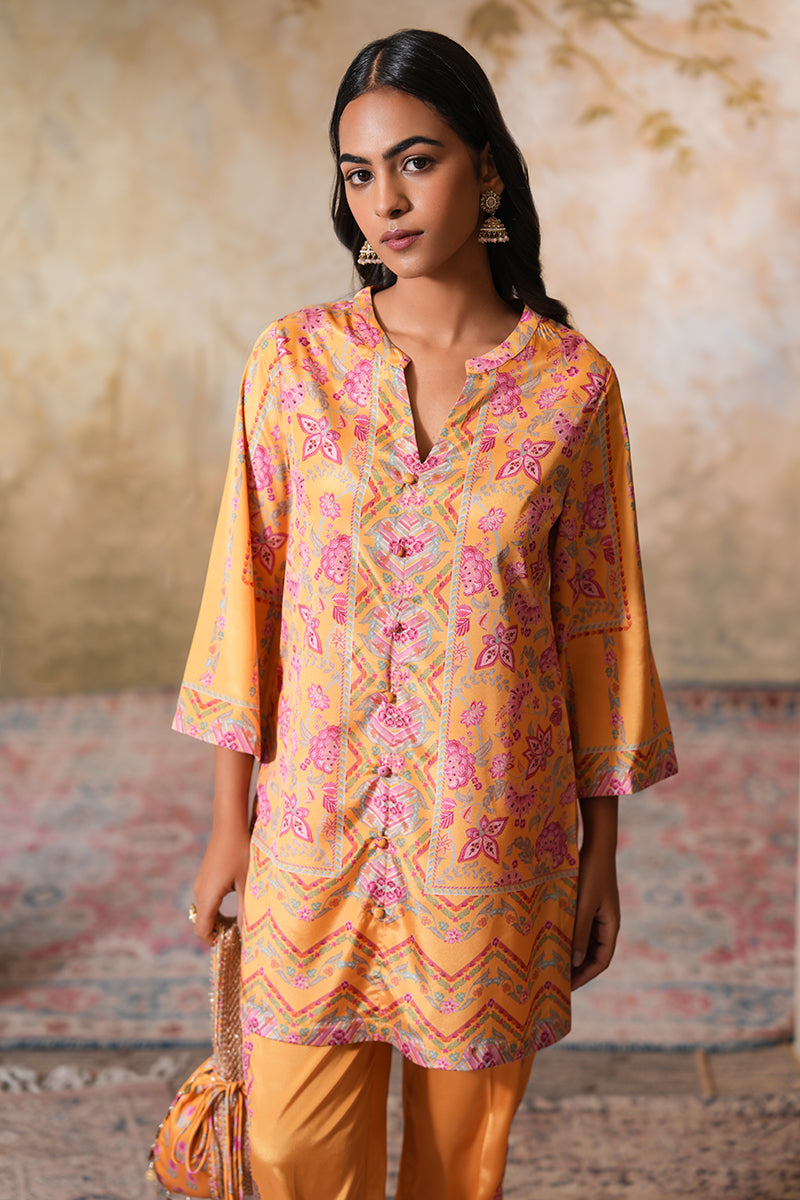 Meher Jaal Coord Set (Gulabi Savera by Unnati Garg)
