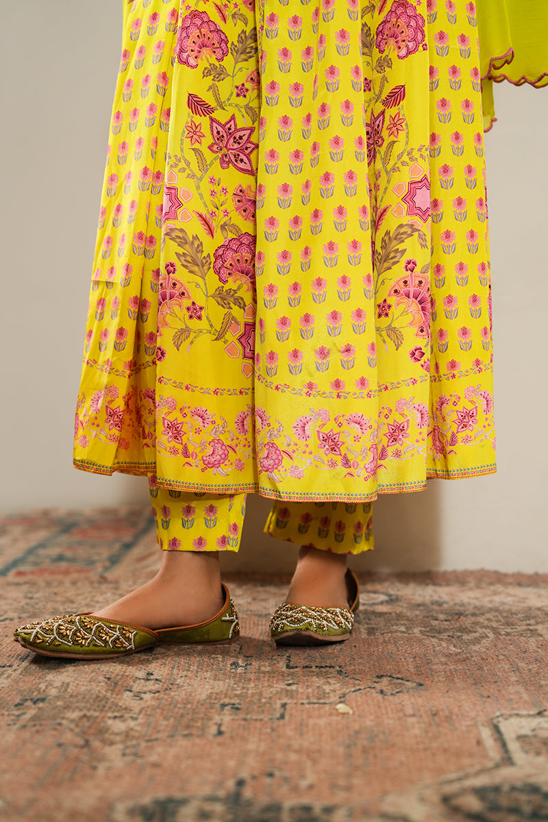 Naaz Mehrunissa Anarkali Set (Gulabi Savera by Unnati Garg)