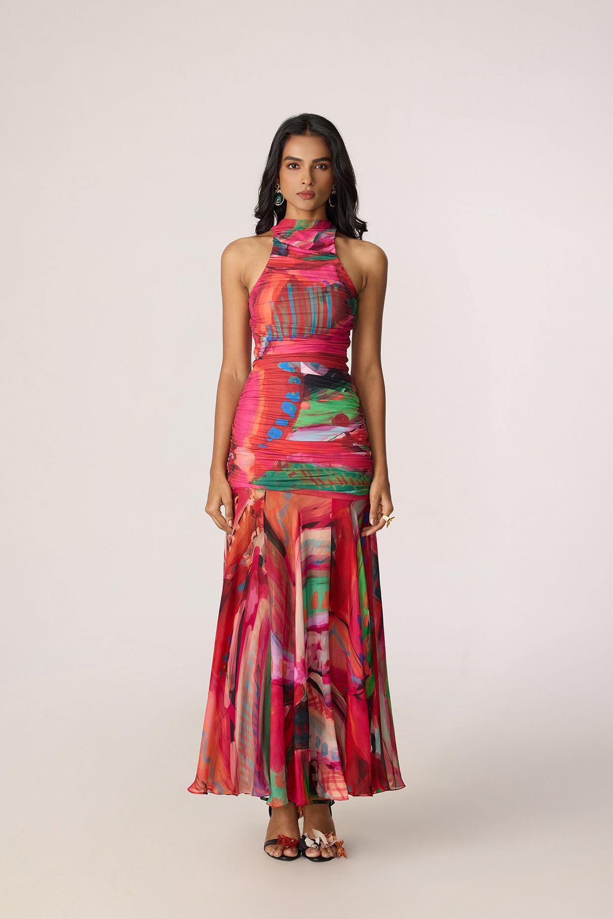 Gemma Dress - Tropica Pink- Saaksha KinniC