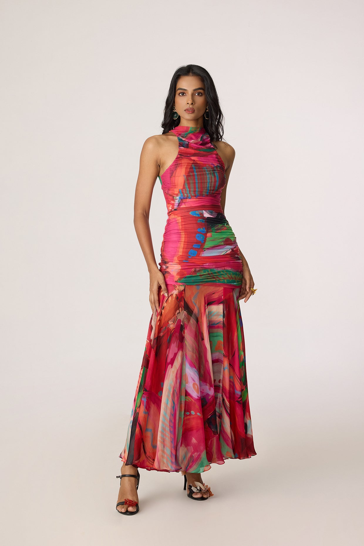 Gemma Dress - Tropica Pink- Saaksha KinniC