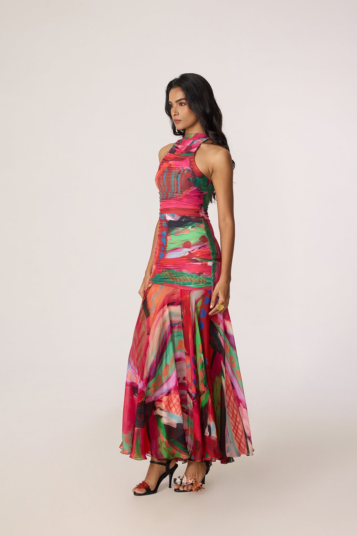 Gemma Dress - Tropica Pink- Saaksha KinniC