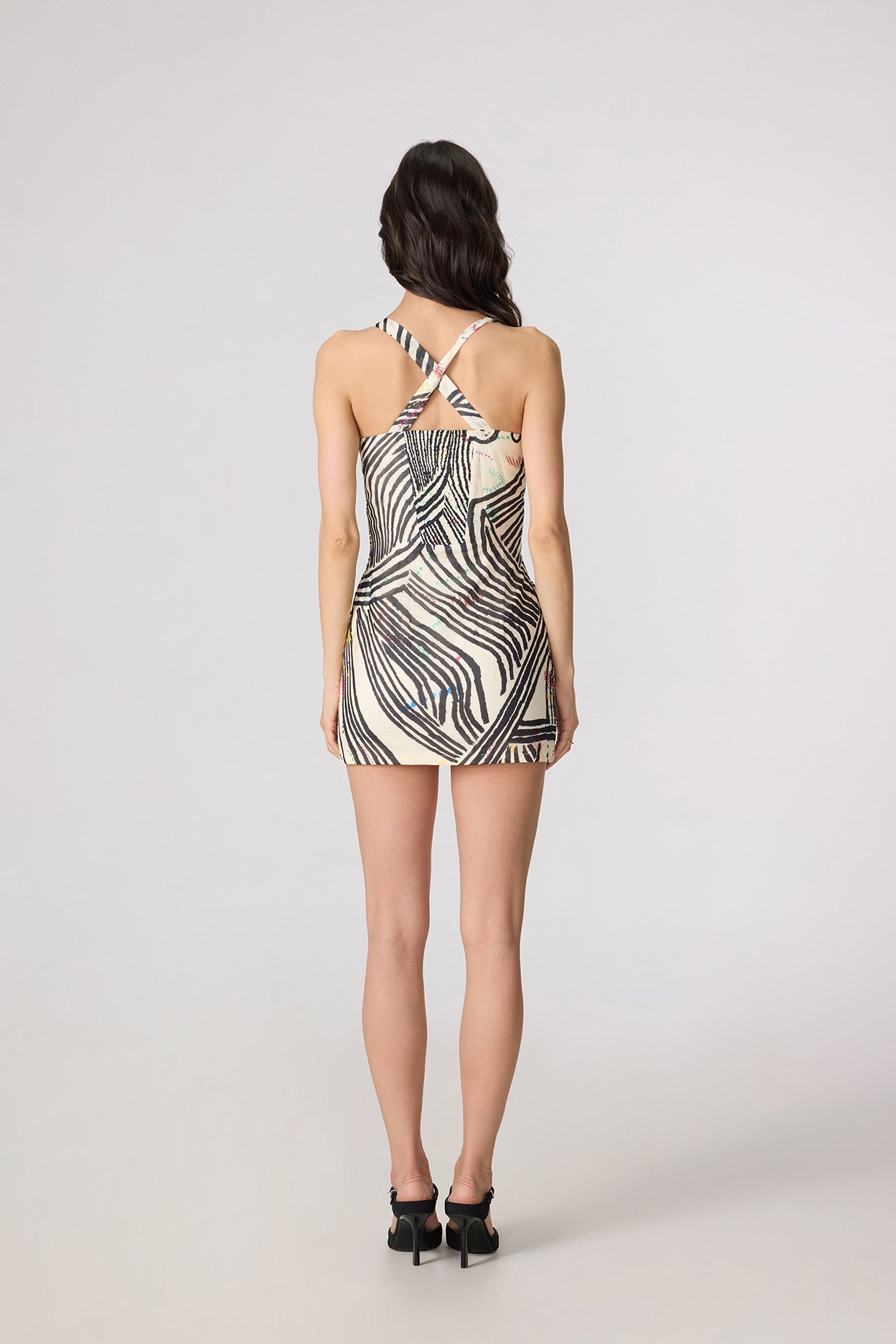 Rebekkah Blazer & Millie Dress (Dotted Swiggle Set)- Saaksha Kinni