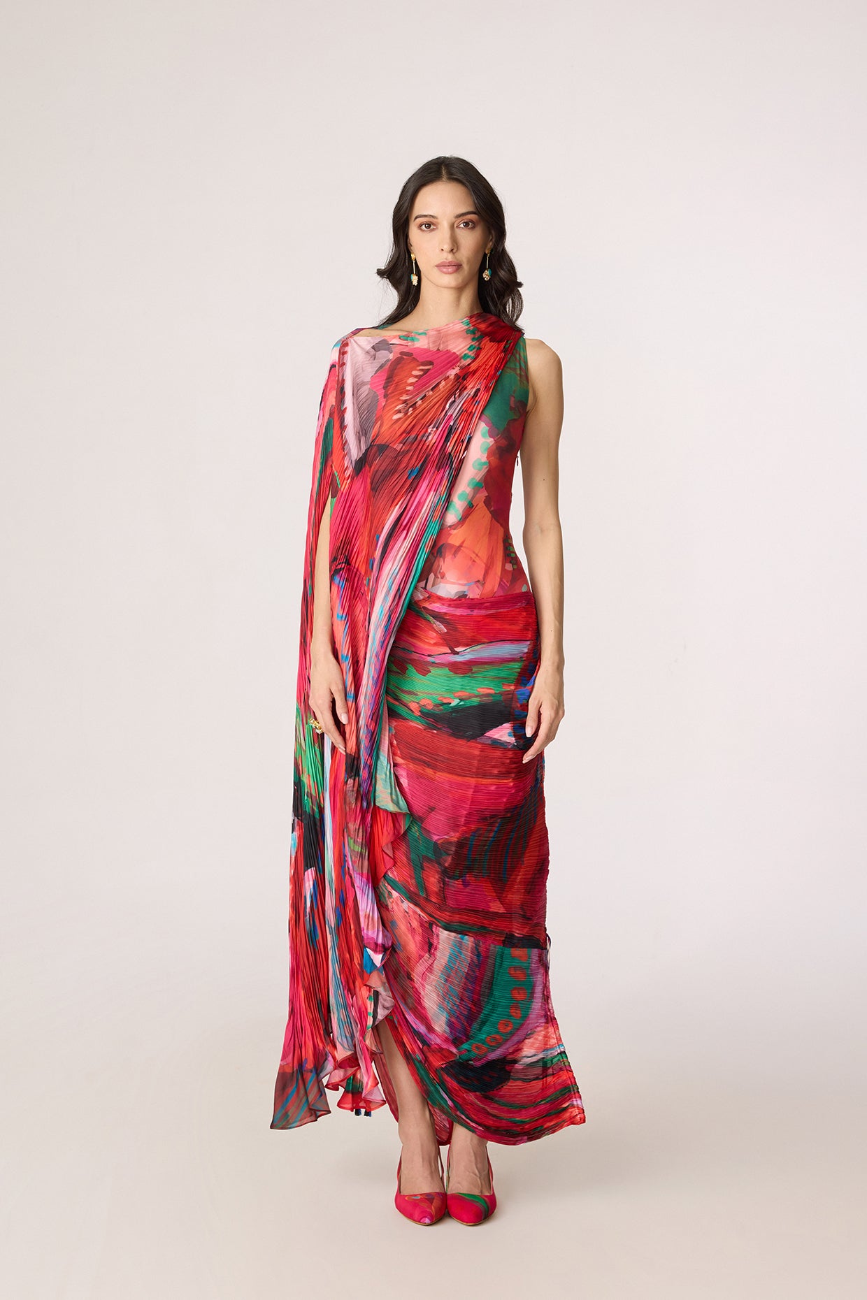 Valen Dress - Tropica Pink- Saaksha Kinni