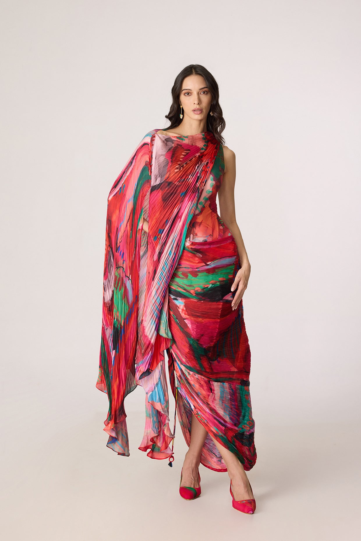 Valen Dress - Tropica Pink- Saaksha Kinni