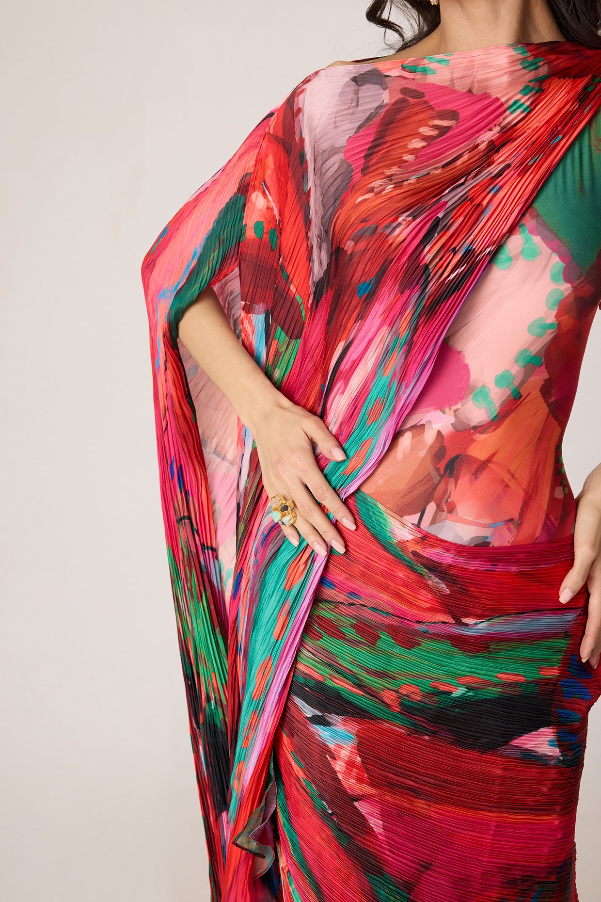 Valen Dress - Tropica Pink- Saaksha Kinni