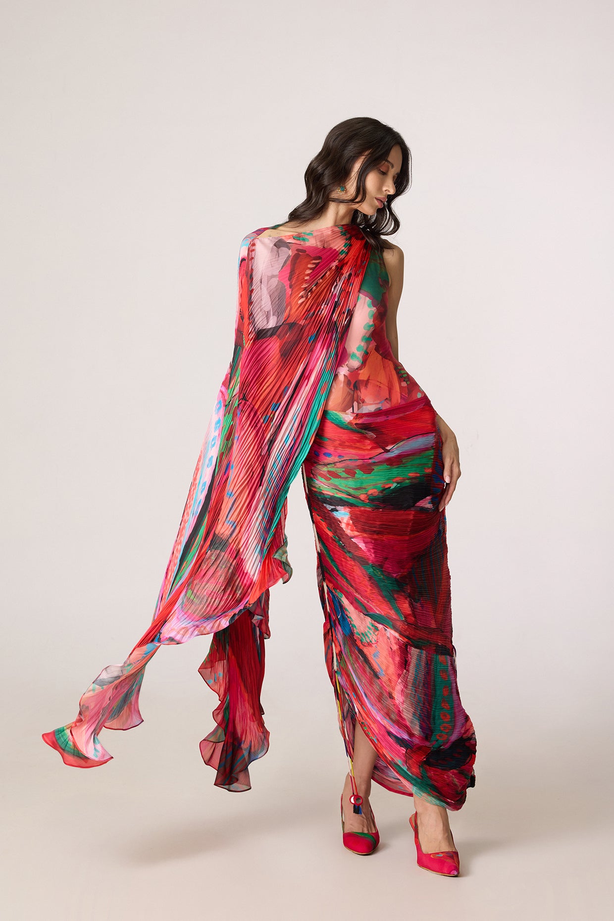 Valen Dress - Tropica Pink- Saaksha Kinni