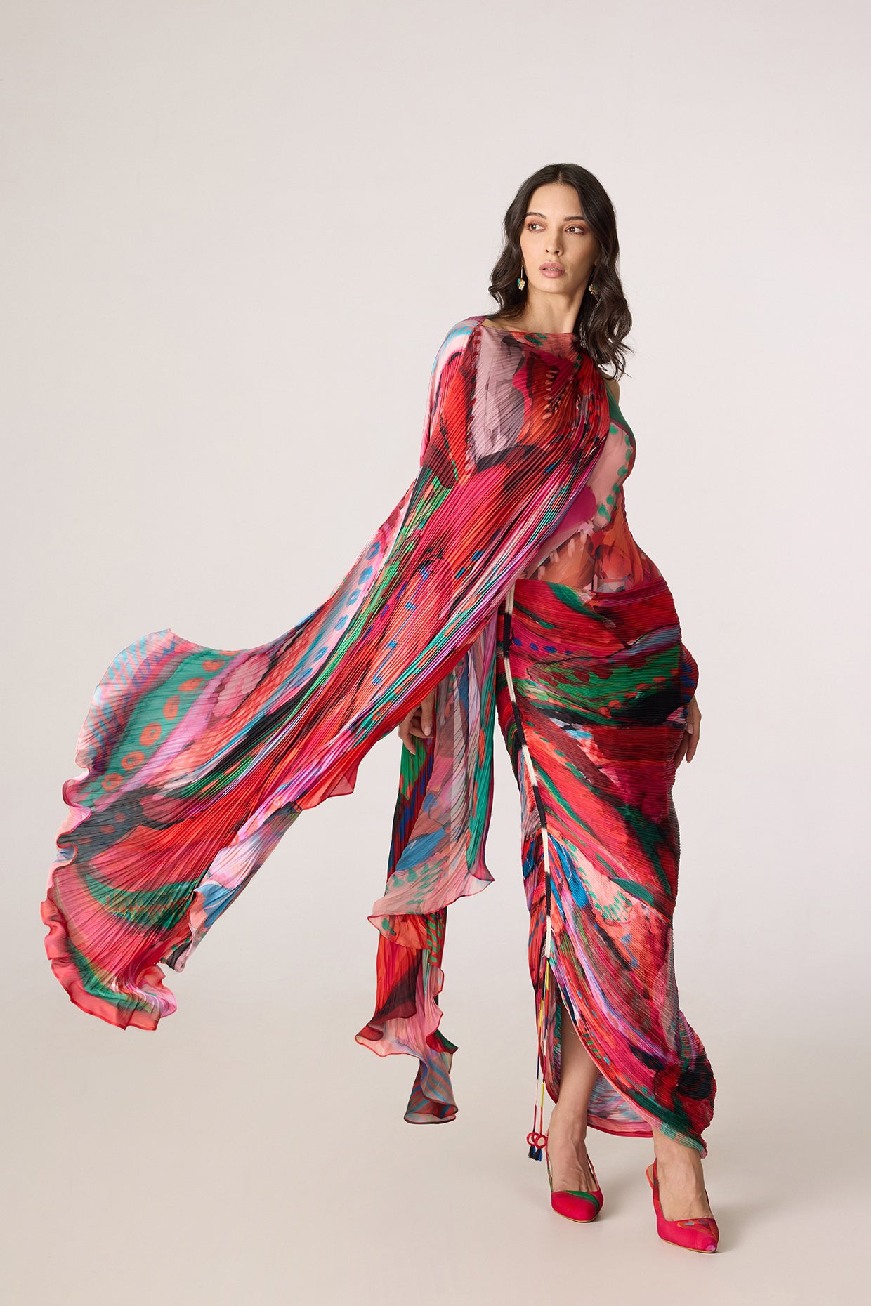 Valen Dress - Tropica Pink- Saaksha Kinni