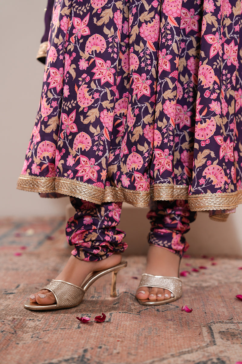Zinnia Gul Anarkali Set (Gulabi Savera by Unnati Garg)