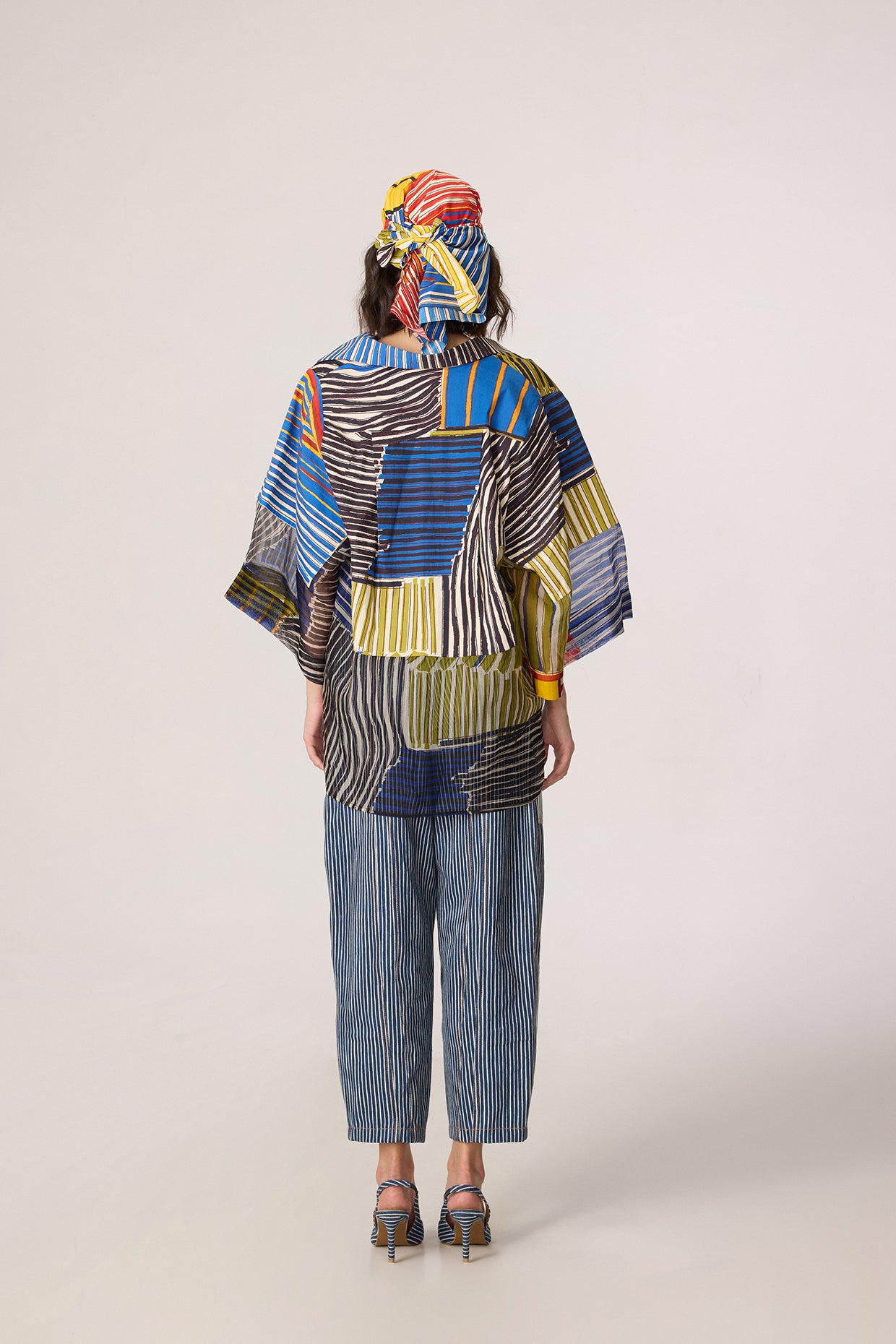 Bellamy Shirt & Jax Jeans (Rhythm Stripe Set)- Saaksha Kinni
