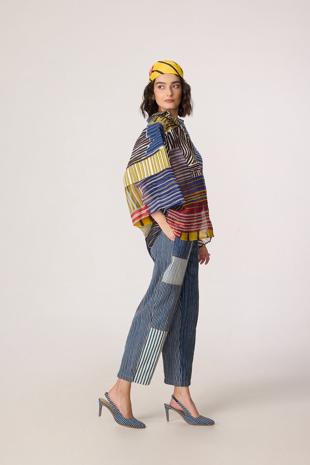 Bellamy Shirt & Jax Jeans (Rhythm Stripe Set)- Saaksha Kinni