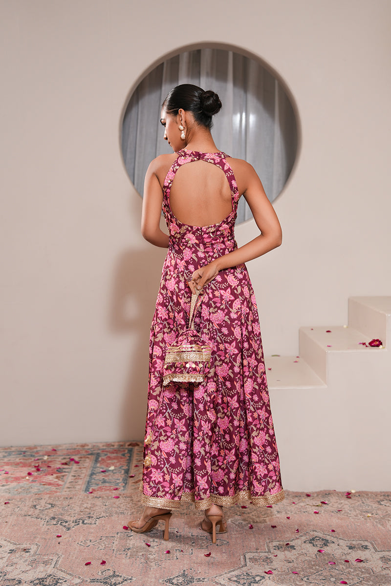 Petunia Gul Anarkali Set (Gulabi Savera by Unnati Garg)