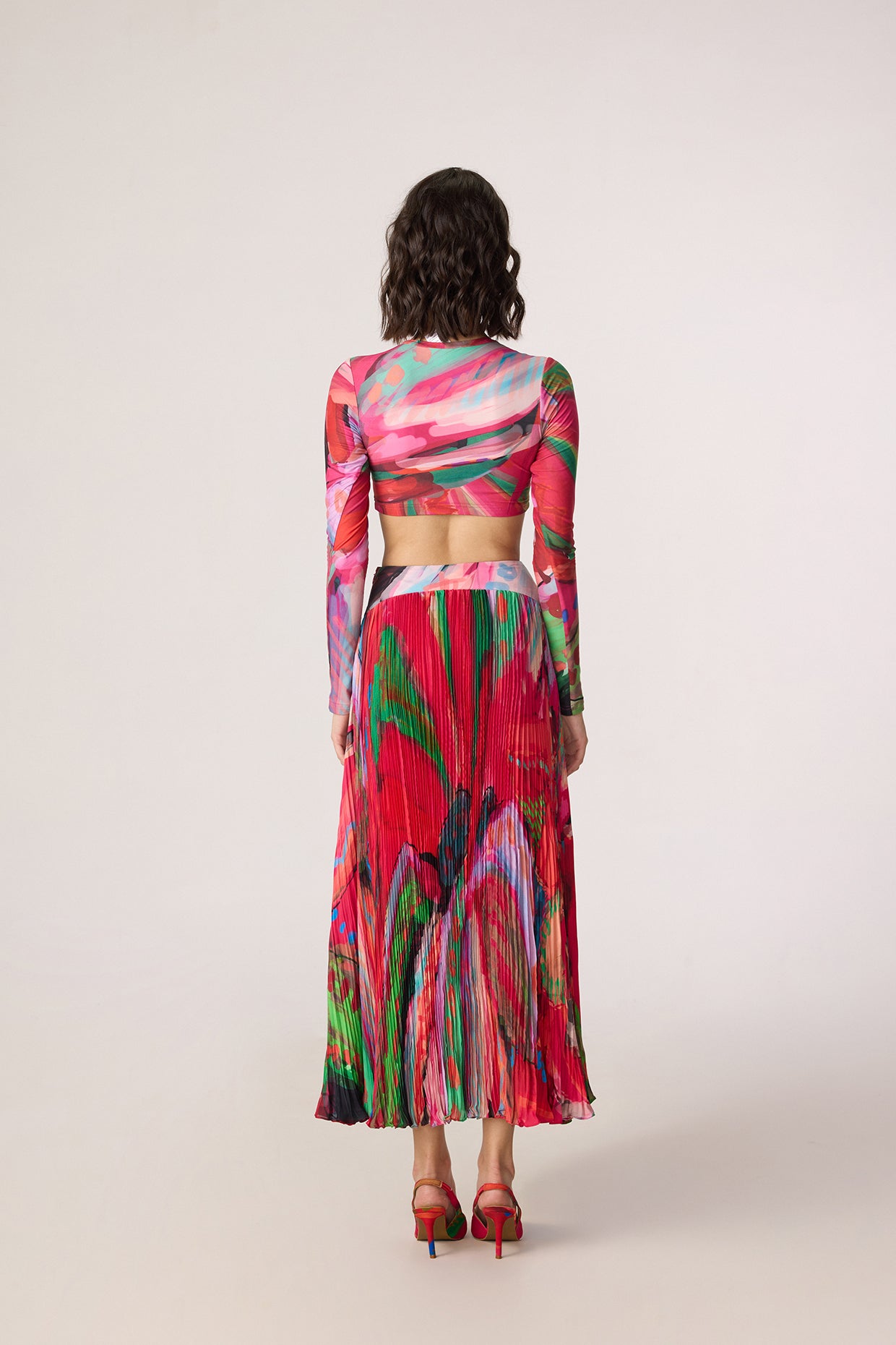 The Zavi & Zora Set (Tropica Jersey & Pleat Duo)- Saaksha Kinni