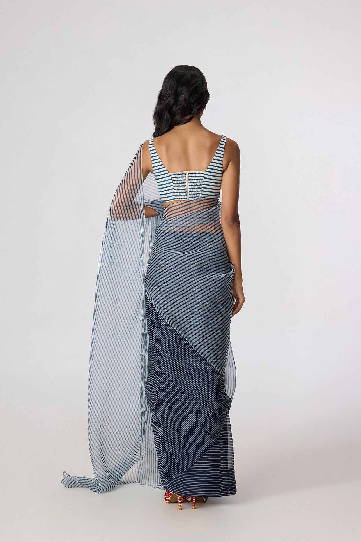 Agatha Sari & Joyce Bustier (Denim Stripe Concept)- saaksha kinni