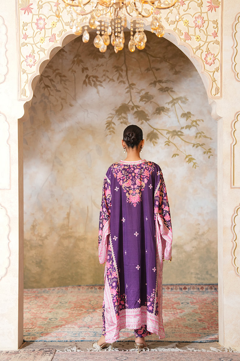 Jamni Naayab Kaftan Set (Gulabi Savera by Unnati Garg)