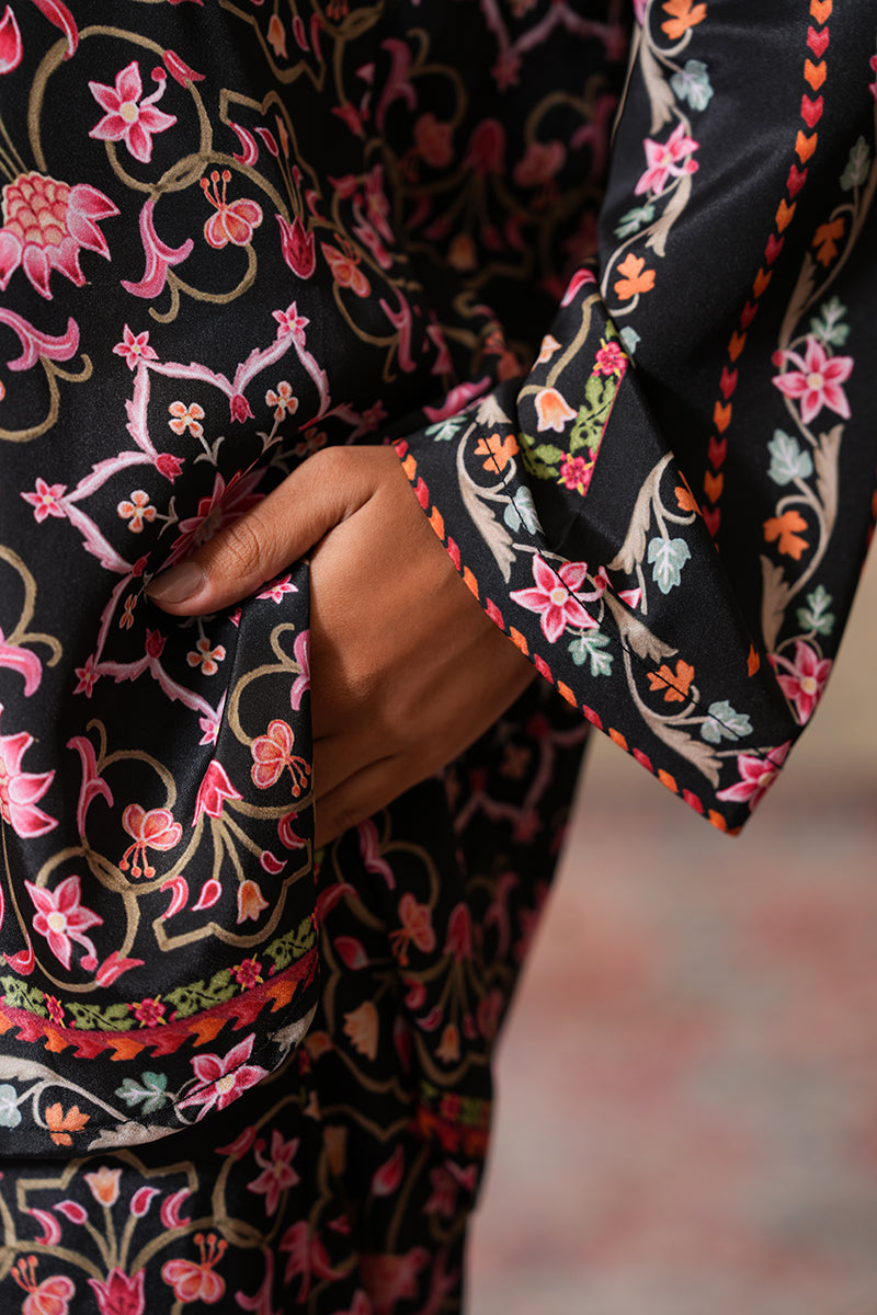 Bulbul Mahal Coord Set (Gulabi Savera by Unnati Garg)