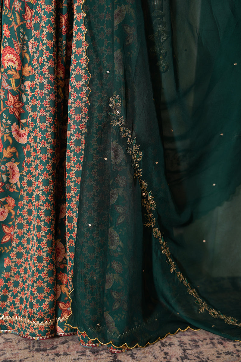 Mayuri Heer Lehenga Set (Gulabi Savera by Unnati Garg)