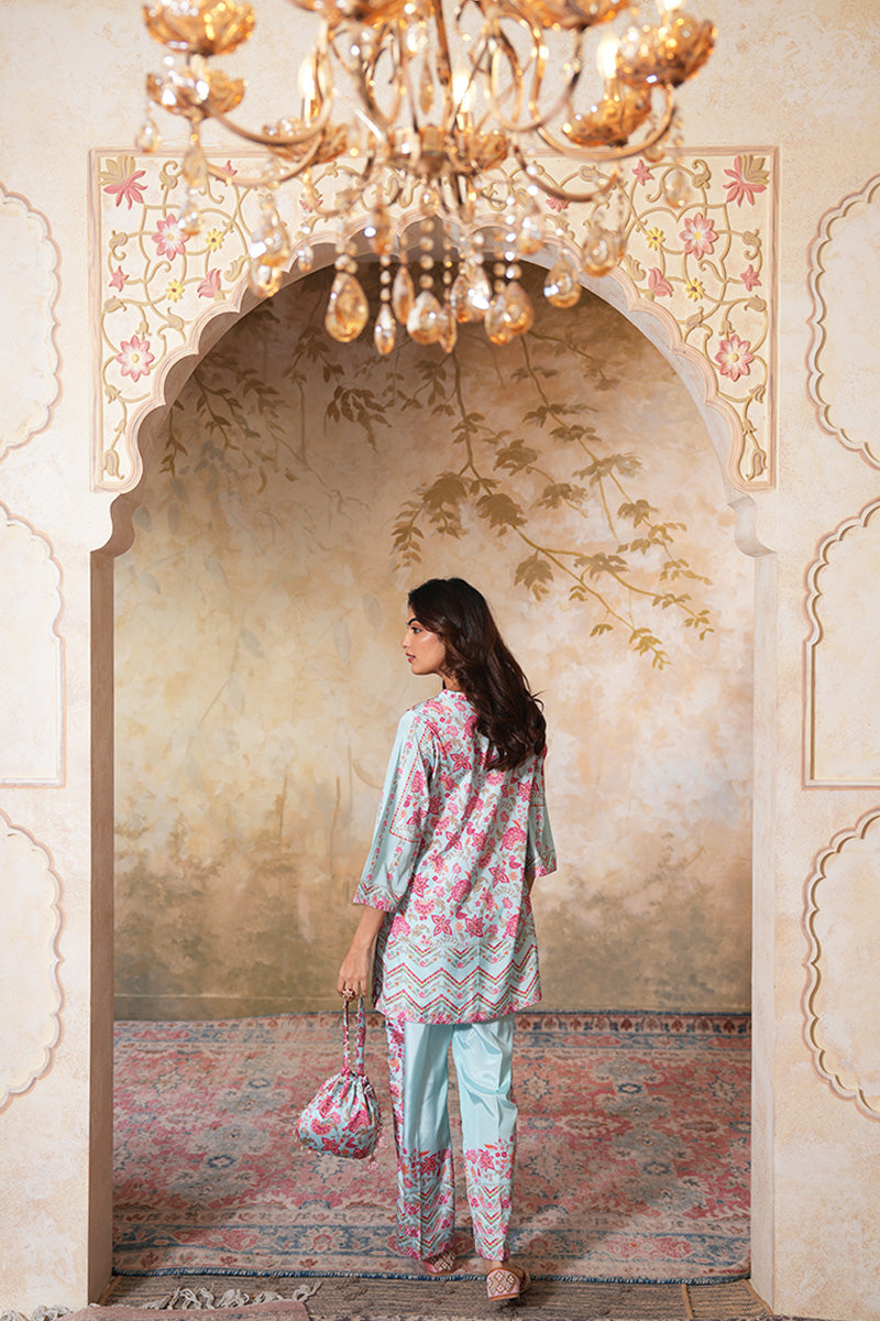 Falak Jaal Coord Set (Gulabi Savera by Unnati Garg)