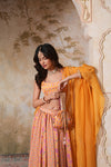Kesariya Heer Lehenga Set (Gulabi Savera by Unnati Garg)