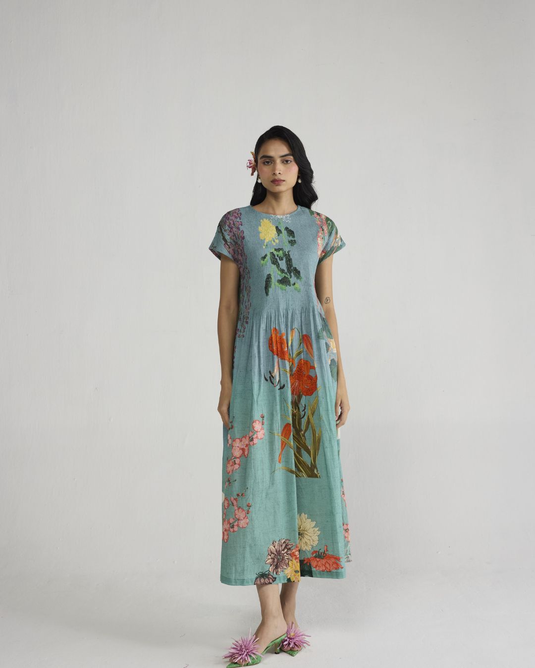 Itsuki Pintucks Dress