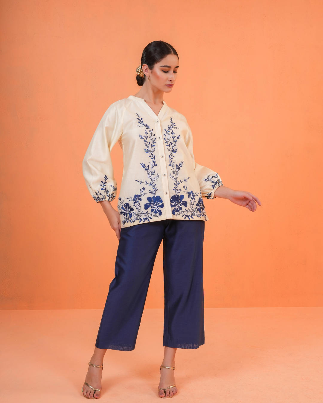 ORIGANI Blue Mirage Co-ord Set