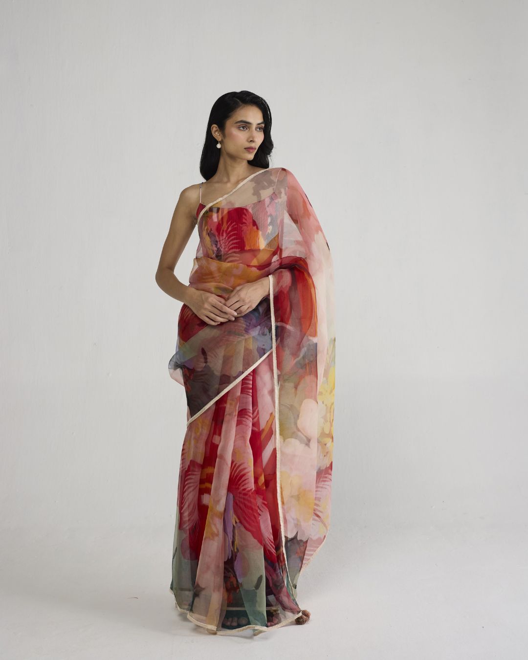 OBU ORGANZA SAREE