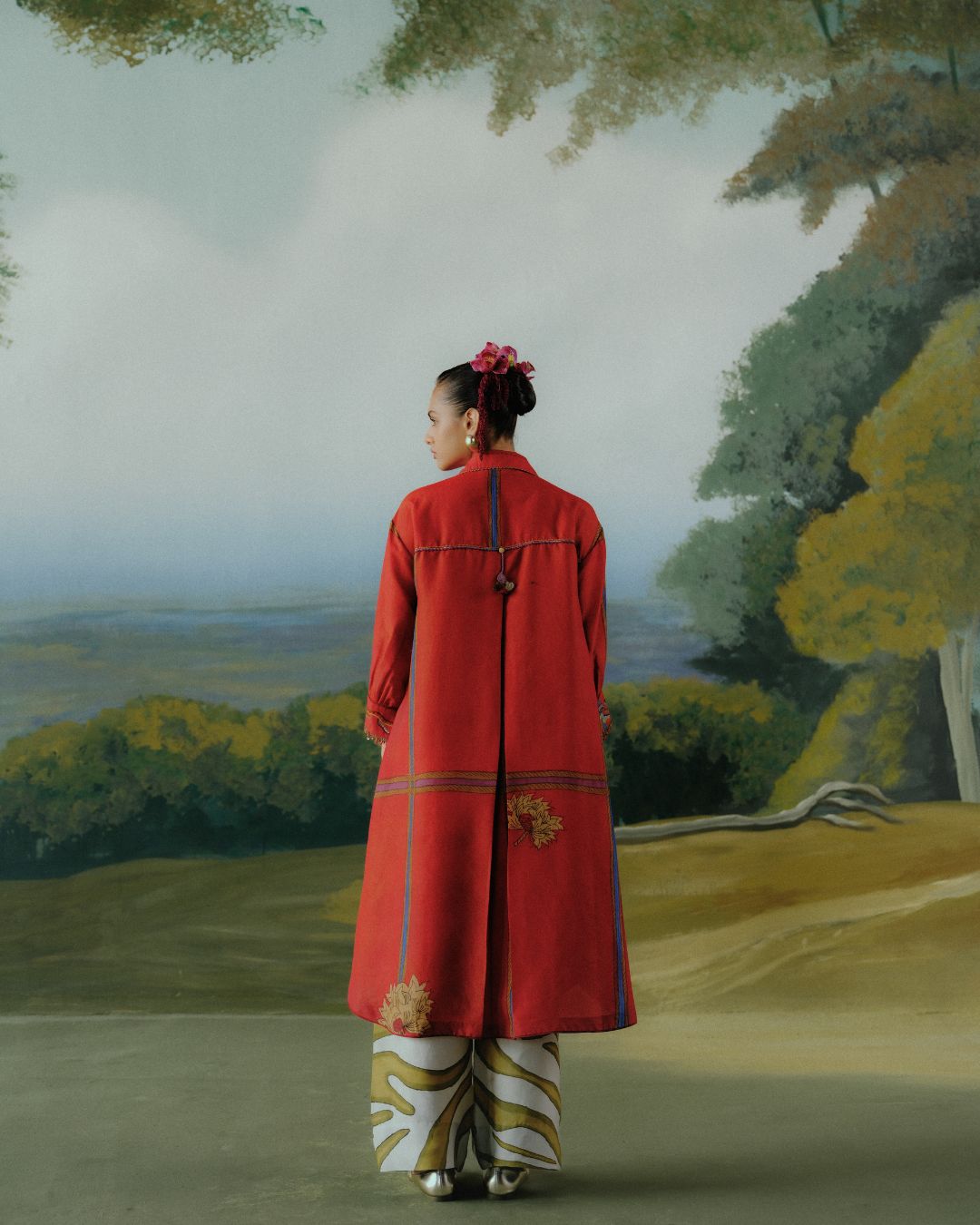 Scarlet Garden Kurta Set